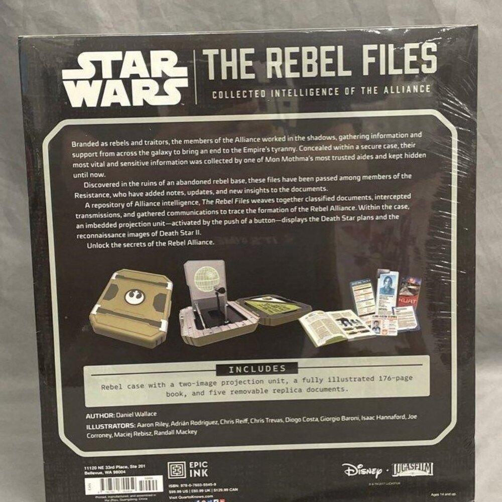 Star Wars The Rebel Files Collected Intelligence Of The Alliance-NEW Sealed - Picture 2 of 4